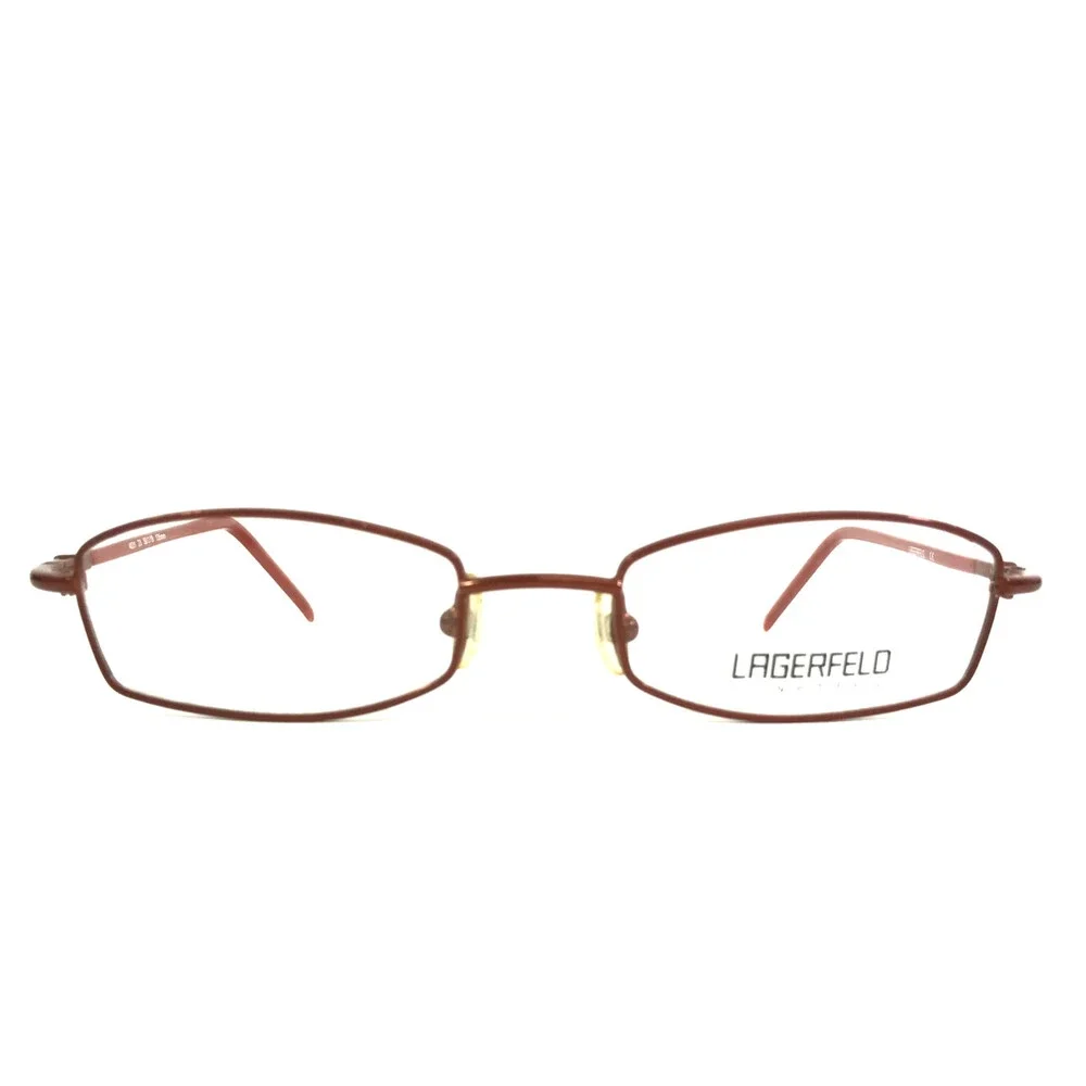 Karl Lagerfeld Eyeglasses Frames 4031 23 Red Rectangle Full Rim 50-19-135